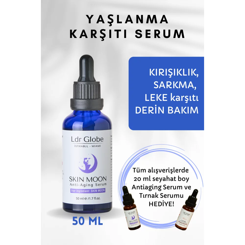Yüz Serumu 50ml - Kırışıklık Çizgi Leke Yaşlılık Karşıtı Anti-Aging
