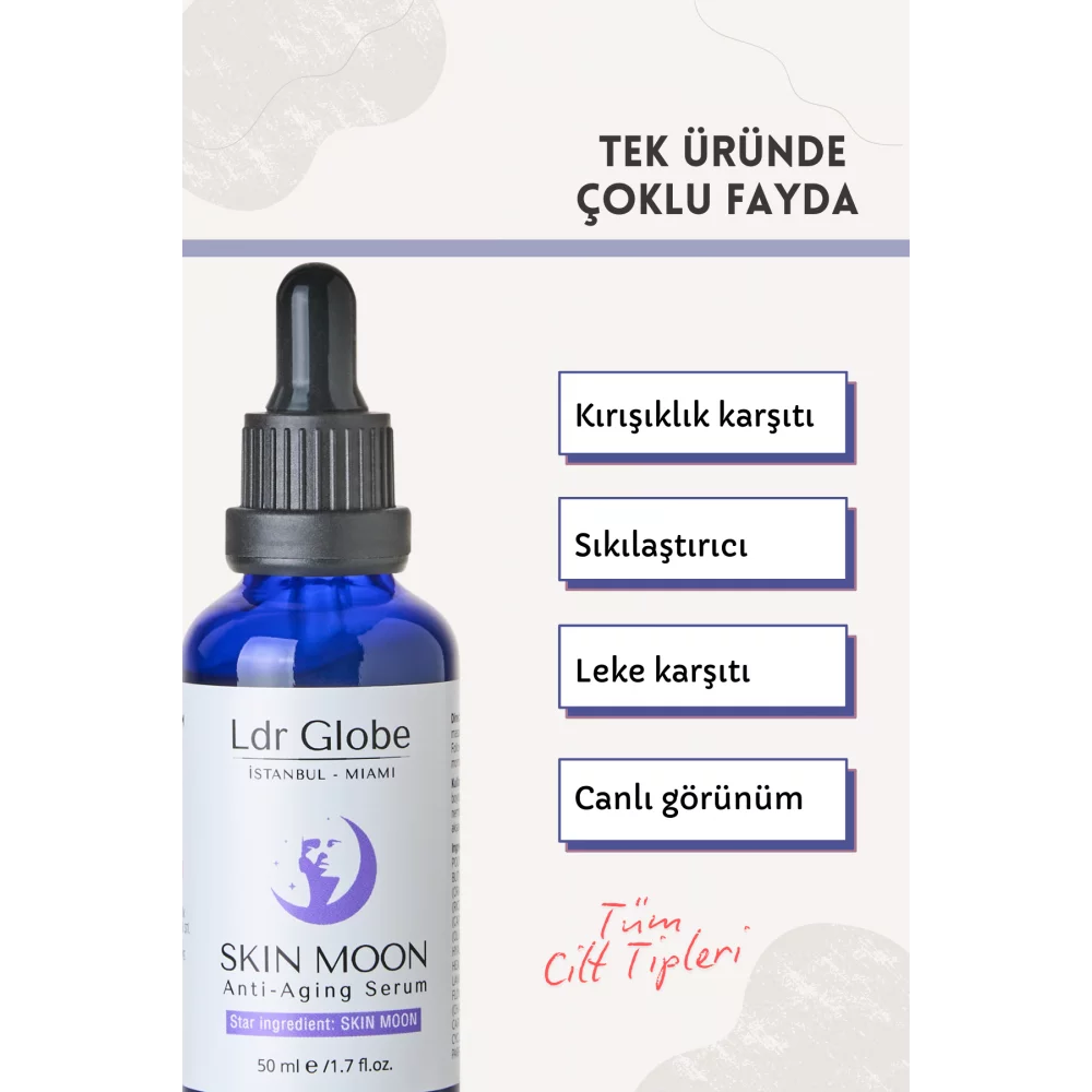 Yüz Serumu 50ml - Kırışıklık Çizgi Leke Yaşlılık Karşıtı Anti-Aging