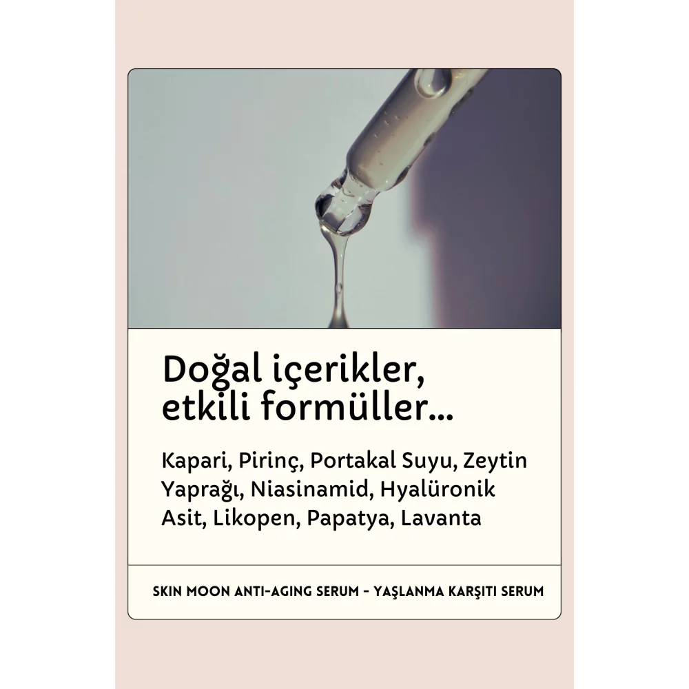 Yüz Serumu 50ml - Kırışıklık Çizgi Leke Yaşlılık Karşıtı Anti-Aging