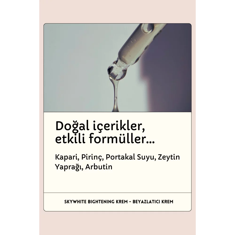 Beyazlatıcı Krem 50ml - Özel Bölge Koltuk Altı Dirsek Diz Beyazlatıcı