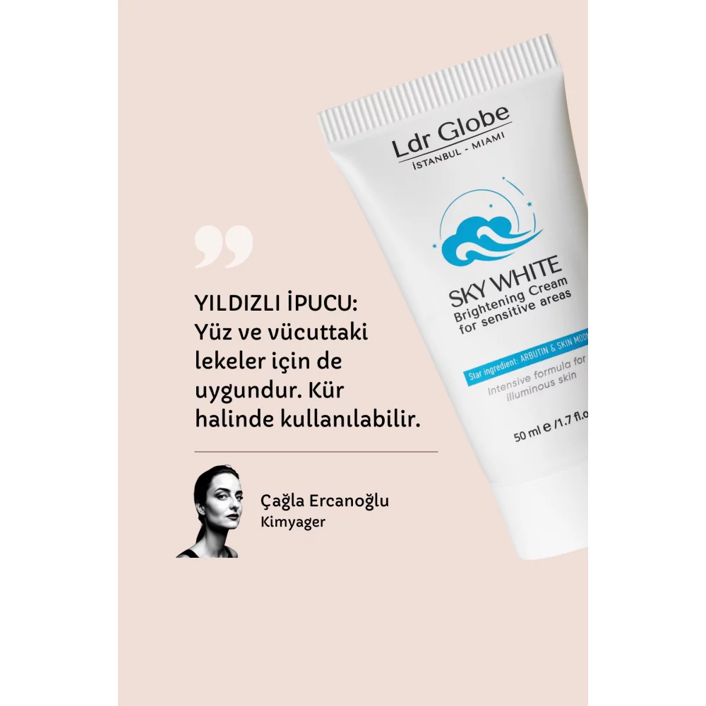 Beyazlatıcı Krem 50ml - Özel Bölge Koltuk Altı Dirsek Diz Beyazlatıcı