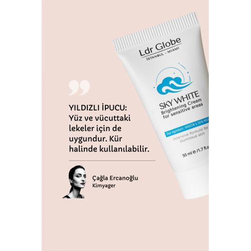 Beyazlatıcı Krem 50ml - Özel Bölge Koltuk Altı Dirsek Diz Beyazlatıcı