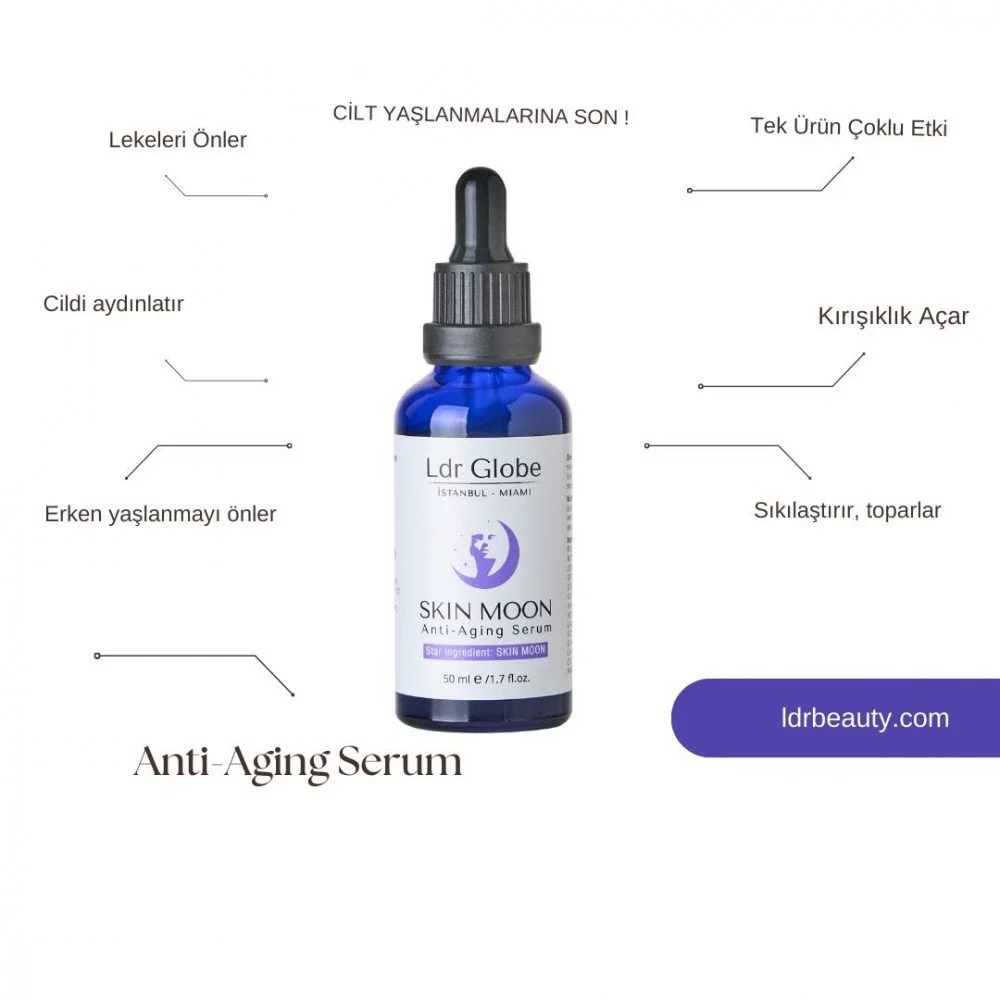 3lü Set - Yüz Temizleme + Yüz Kremi  + Yüz Serumu - Kırışıklık Çizgi Leke Yaşlılık Karşıtı Anti-Aging